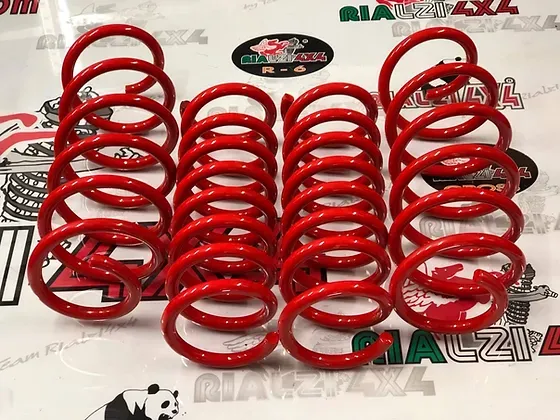 Kit 4 molle panda 4x4 / cross seconda serie da 2003 a 2013 rialzate 3 cm