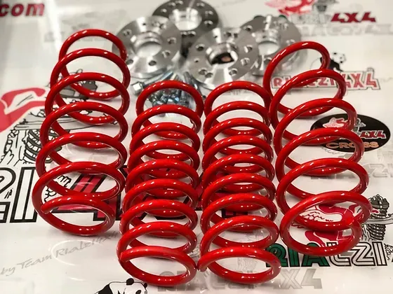 Kit 4 molle panda 4x4 / cross seconda serie da 2003 a 2013 rialzate 3 cm + DISTANZIALI