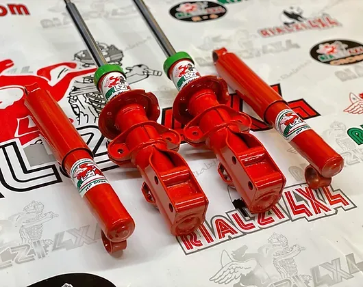 Kit completo ammortizzatori rinforzati panda 4x4 prima serie da 1980 a 2003