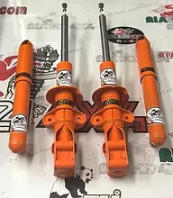 Kit ammortizzatori maggiorati panda 4x4/2wd prima serie da 1980 a 2003 CON STELO DA 22MM