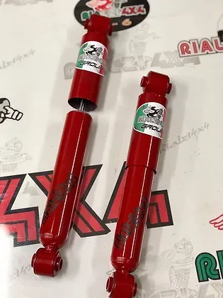 Ammortizzatori posteriori rialzati 3.5 cm panda 2wd seconda serie da 2003 a 2013