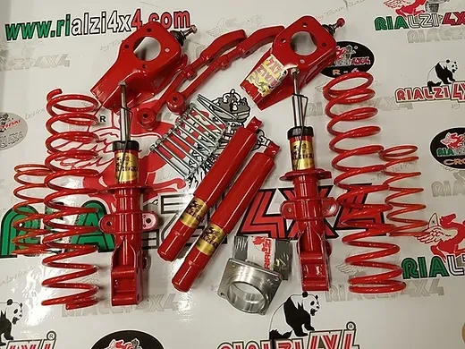 Kit completo ammortizzatori da 7 cm per fiat panda 2wd prima serie da 1980 a 2003