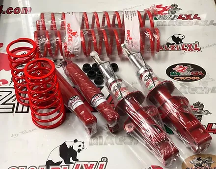 Kit completo ammortizzatori per assetto sportivo panda 2wd ribassato 2-3-4