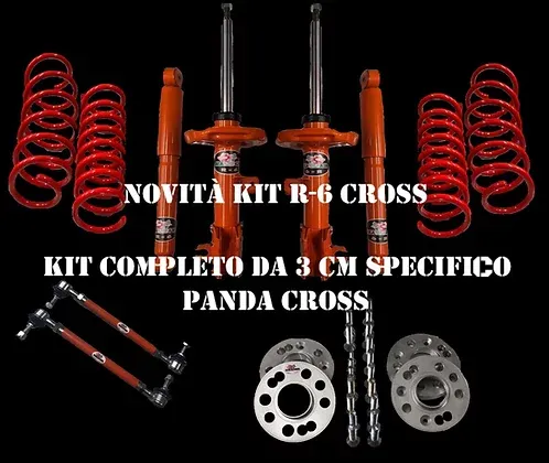 Kit 3 cm R-6 panda 4x4 ultima serie da 2013 NOVITA' ESCLUSIVA