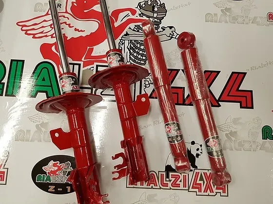 Kit completo ammortizzatori rinforzati panda 2wd seconda serie da 2003 a 2013